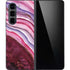 Plum Watercolor Geode Galaxy Z Fold5 5G Skin